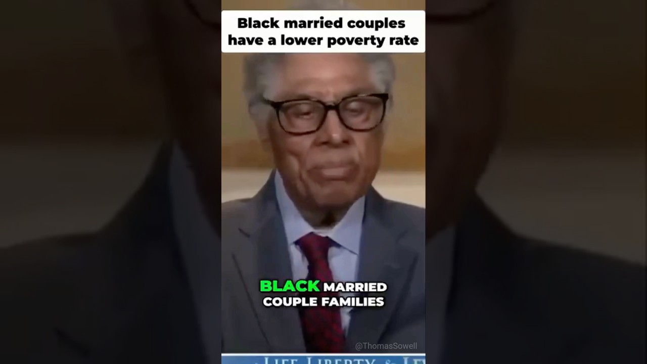 Thomas Sowell Drops the FACTS on Poverty in the Black Community