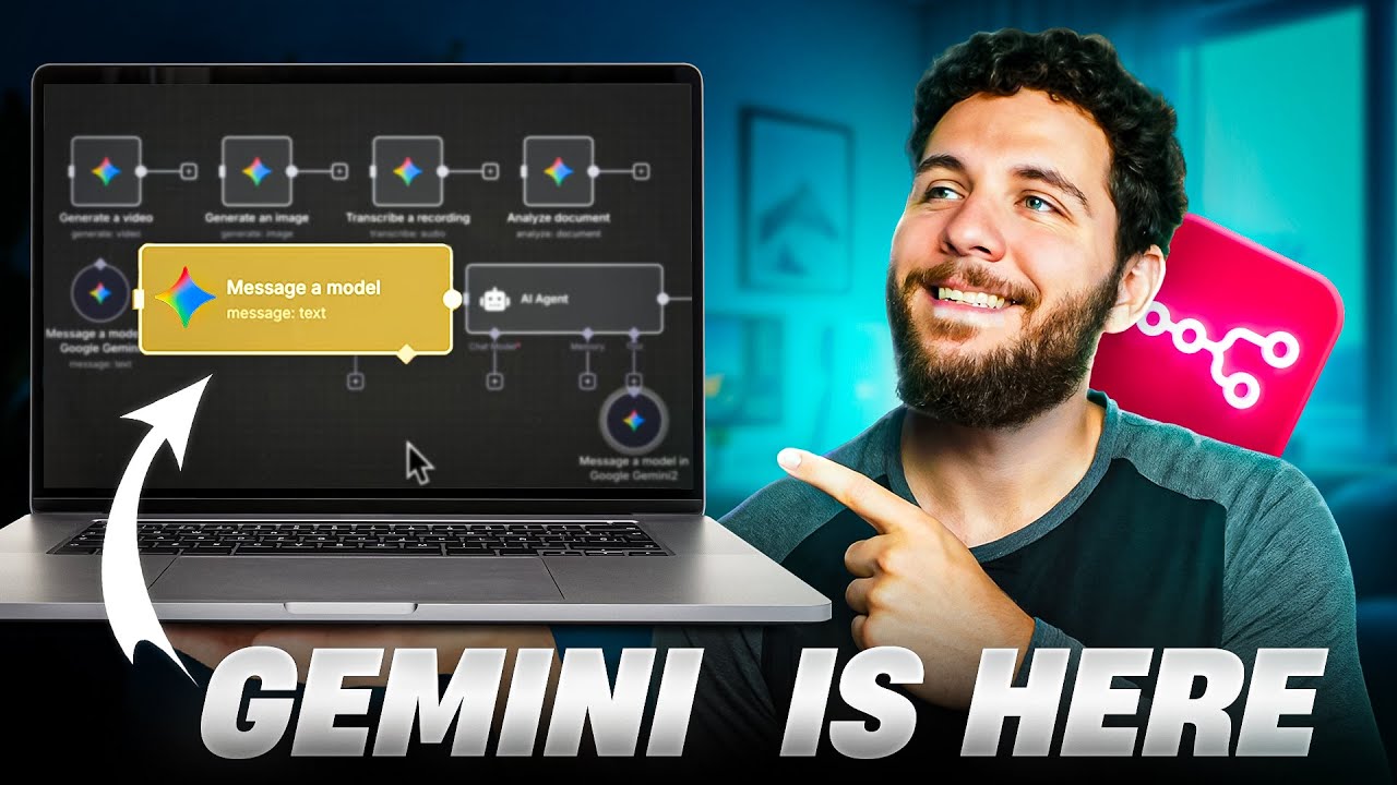 Google Gemini Nodes In N8N are INSANE - YouTube