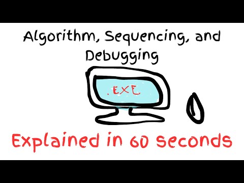 Algorithm, Sequencing, And Debugging Explained In 60 Seconds