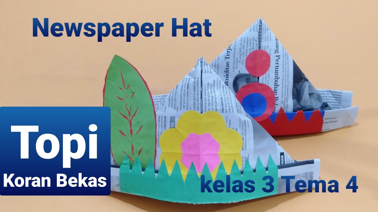 Cara Membuat Topi Ulang Tahun Dari Kertas Karton