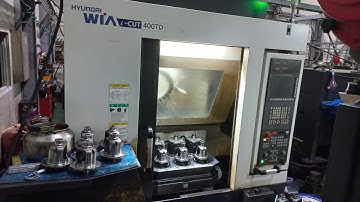 Xưởngcơkhí || Thao tác cơ bản đứng máy phay CNC /khoan CNC  (Hyundai wia  icut 400TD)