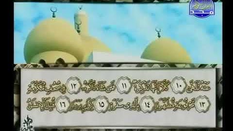 سورة عبس 80 - 114 محمد أيوب - قناة المجد للقرآن الكريم
