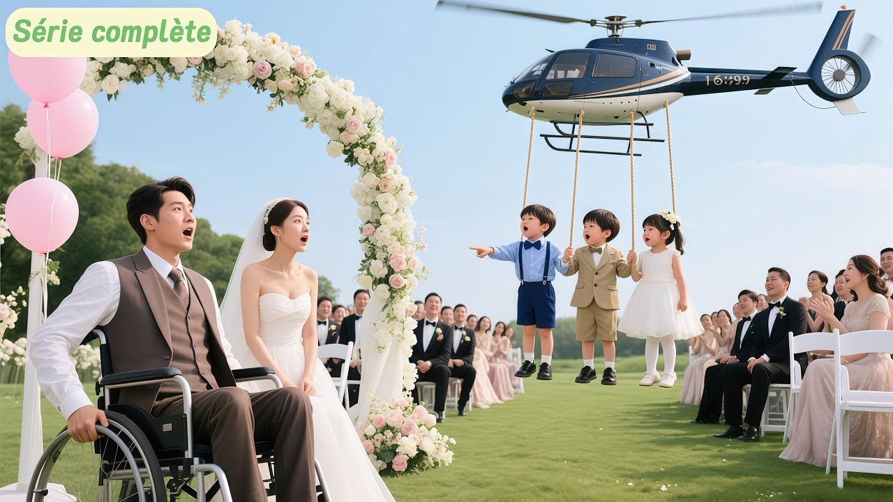 LePDG handicapé se marie pour la première fois,mais trois enfants crient:Papa,t’as osé quitter maman