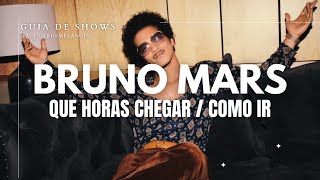 Bruno Mars no Brasil em 2024: que horas chegar e dicas de como ir e voltar do show (02/05)