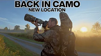 BACK in CAMOUFLAGE | NEW Location for Wildlife Photography