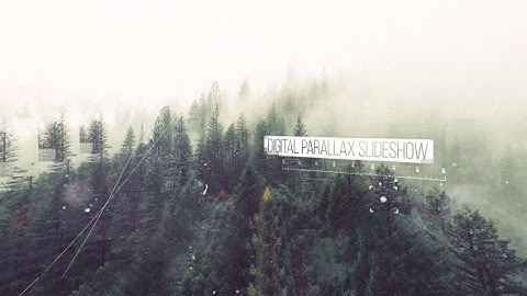 Digital Parallax Slideshow | After Efects Project Files - Videohive template