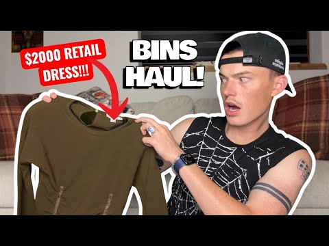 GIANT Fall Goodwill Bins Thrift Haul to Resell on eBay and Poshmark!! Designer + Luxury Finds! thumbnail