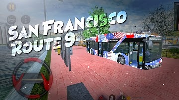 Bus Simulator 2023 | San Francisco Route 9 | Best bus Gameplay Walkthrough ( Android/IOS ) #bestgame