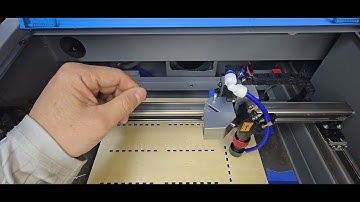 Laser beam combiner for Omtech K40+ C02 Laser modification