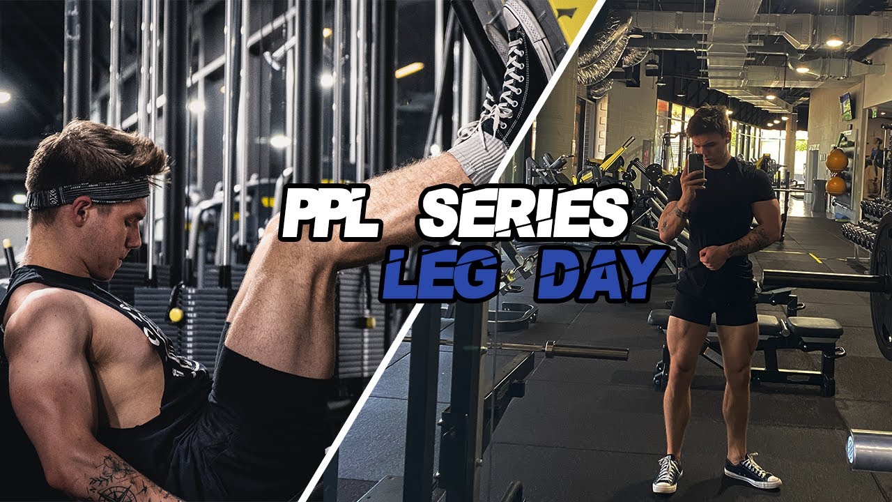 QUAD/GLUTE BLASTING LEG DAY PPL Training Series Legs, Cardio and
