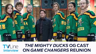 'The Mighty Ducks' OG Cast On Reuniting With Emilio Estevez in 'Game Changers' | TVLine Interview screenshot 5
