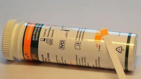 Тест Полоски для определения кислотности