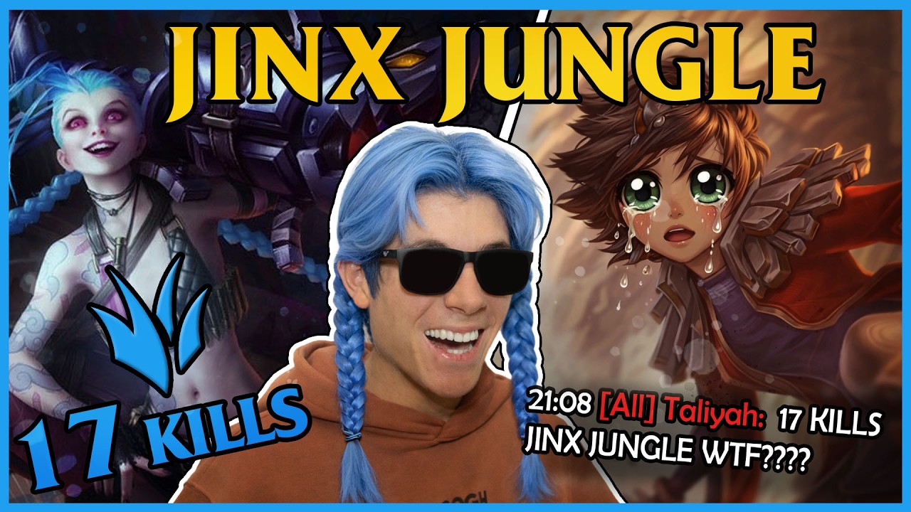 JINX JUNGLE CARRIES 17 KILLS in RANKED!
