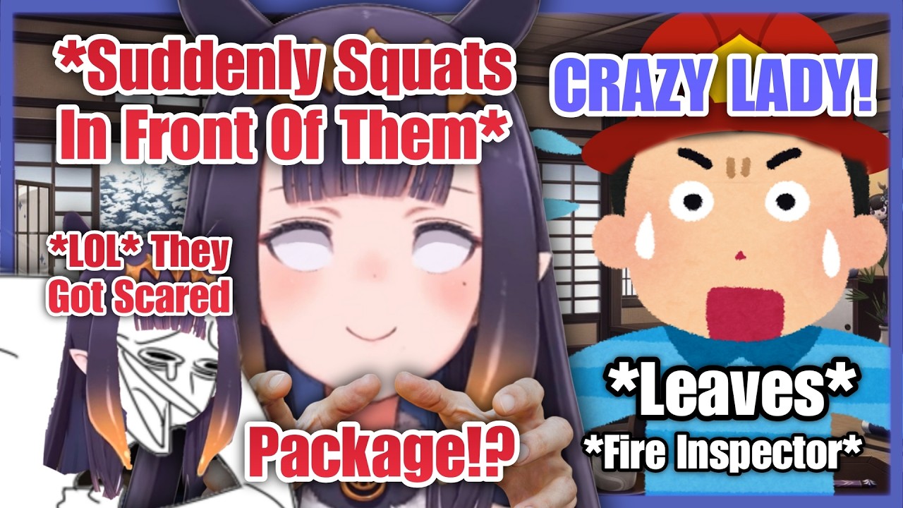 𝗜𝗻𝗮 𝗦𝗰𝗮𝗿𝗲𝗱 𝗧𝗵𝗲 𝗦𝗵𝗶𝘁 𝗢𝘂𝘁 𝗢𝗳 𝗧𝗵𝗲 𝗙𝗶𝗿𝗲 𝗜𝗻𝘀𝗽𝗲𝗰𝘁𝗼𝗿𝘀 𝗜𝗻 𝗝𝗮𝗽𝗮𝗻  𝗔𝗻𝗱 𝗖𝗮𝗻'𝘁 𝗦𝘁𝗼𝗽 𝗟𝗮𝘂𝗴𝗵𝗶𝗻𝗴