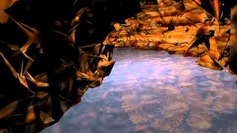 Blender Cave with Animated textures