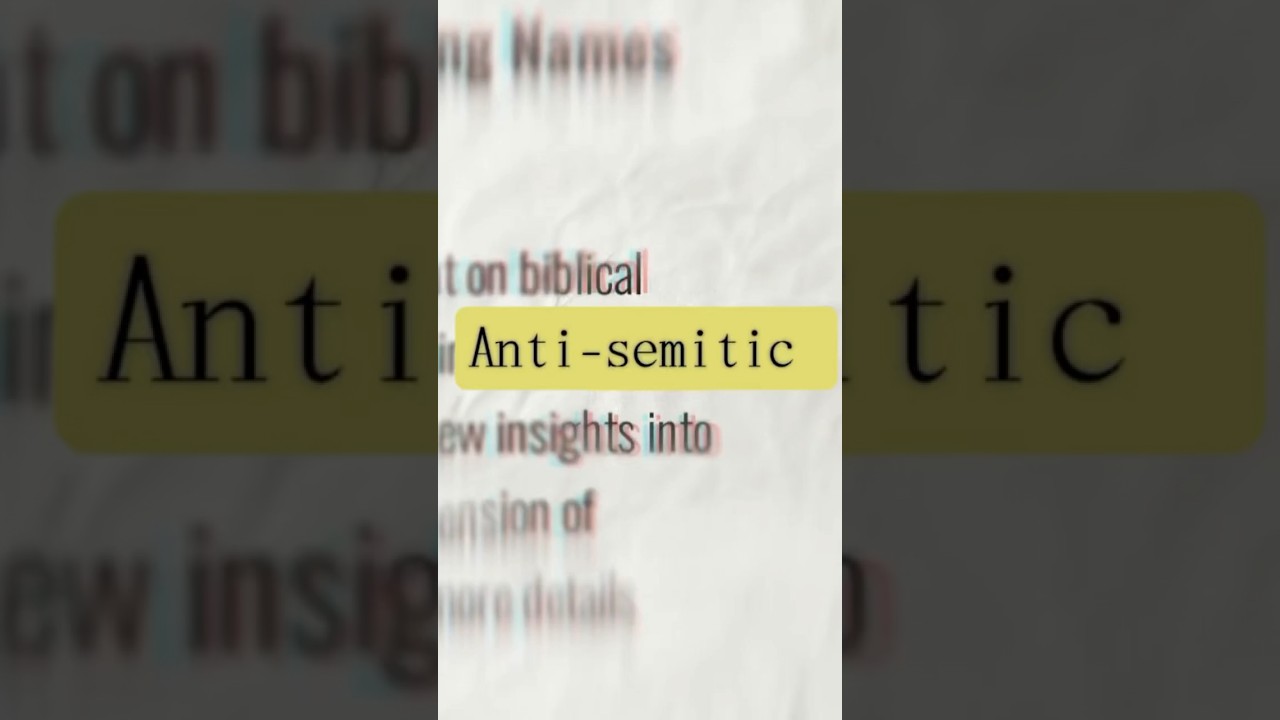 Antisemitic = Their Biggest Lie Exposed #fyp #viralvideo #history #politics #fypシ #propaganda#truth