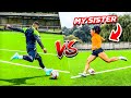 FOOTBALL CHALLENGES VS MY SISTER *For My Diamond Play Award 💎*