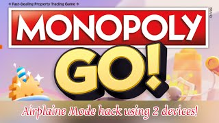 Monopoly GO APM (airplane mode) hack/glitch using 2 devices #monopolygo #airplanemode #hack #glitch screenshot 5