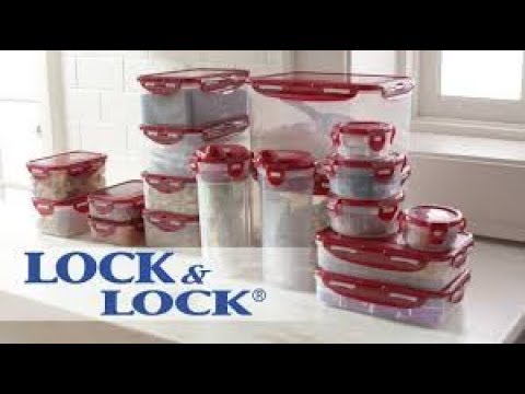 Lock & Lock 18 piece storage container set 