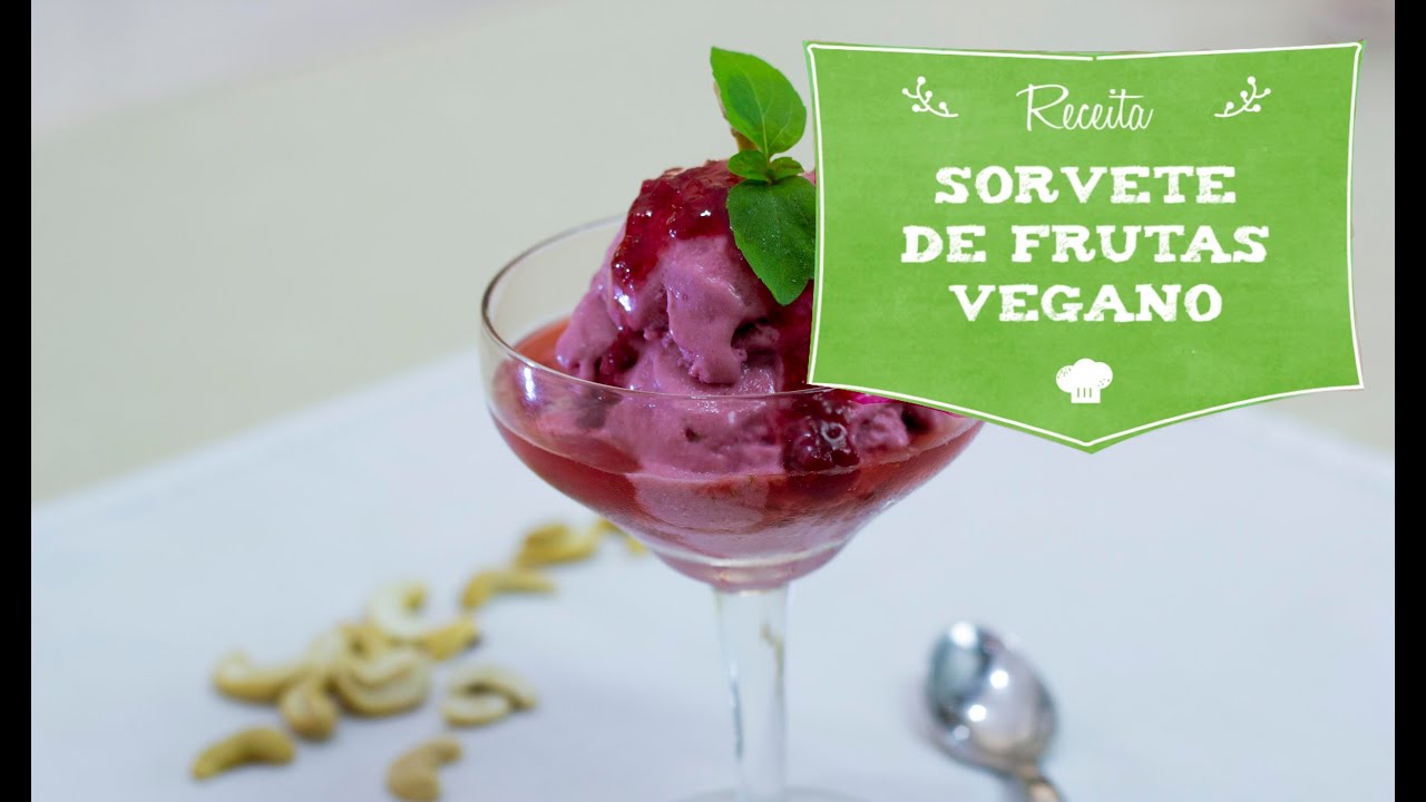 Sorvete de Frutas Vegano