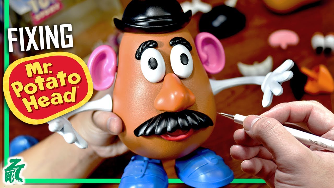 I Fixed Toy Story Mr Potato Head In REAL LIFE  3D Sculpted 3D Print Custom  Collection Formlabs 3 