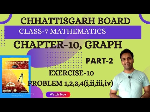 Class 7 I Math I chapter 10 I Exercise 10 I part 1 I Graph I CGBSE I CG Board I CG I Chhattisgarh