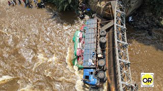 #RDC RETOUR EN IMAGES sur l'effondrement du pont Lubi