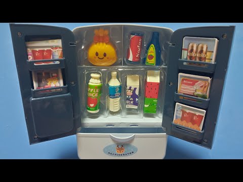 4minutes Most Satisfying ASMR with UNBOXING mini FRIDGE #trending #asmr #satisfying #unboxing #viral