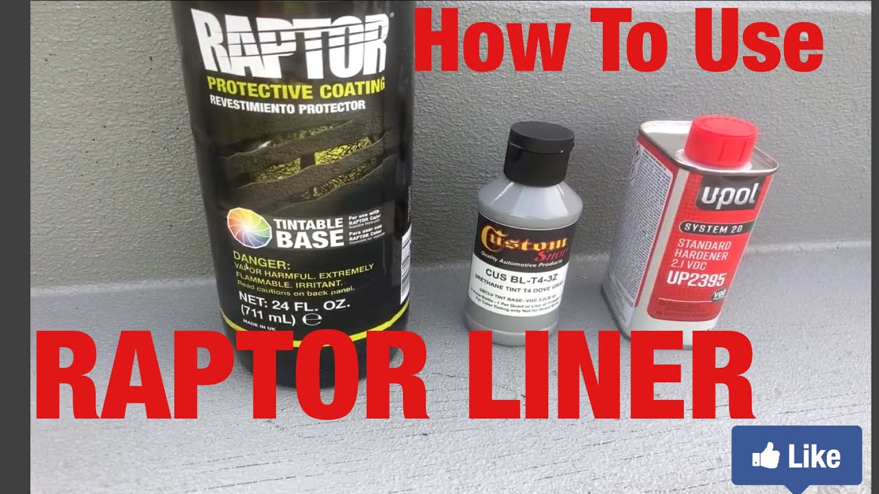 How to use U-POL Raptor liner - YouTube