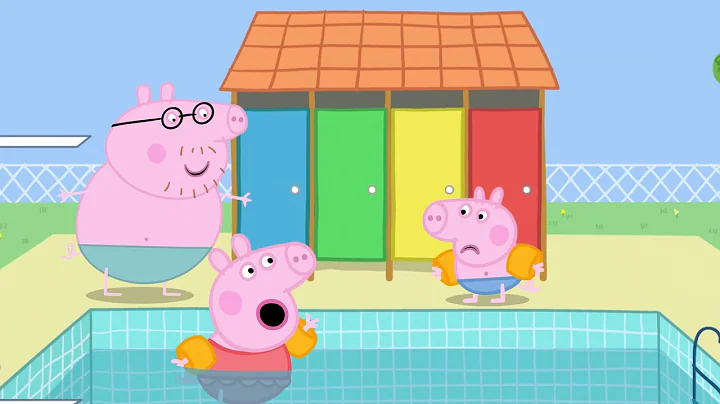 Peppa Pig Helps a SCARED George to Swim😨Peppa & George: Swimming | Full Episodes | Cartoon | 15 Mins