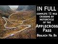 FULL 12 Mile Crossing on Motorcycle, of the Applecross Pass, FULL Route by Motorbike Bealach Na Ba