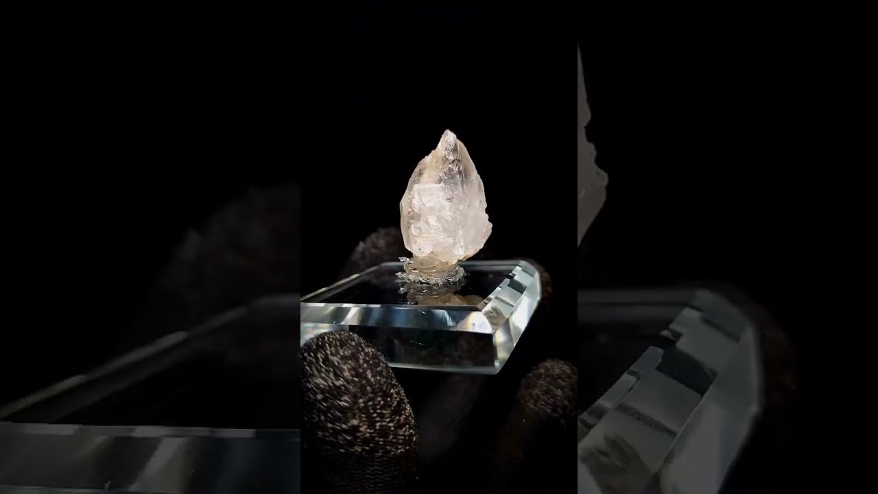  Ethereal Presence Natural Himalayan Phantom Clear Quartz Crystal Stone With Free Stand