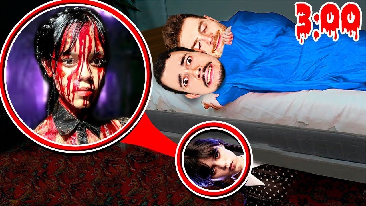 FILME DICH NIEMALS oder WEDNESDAY ADDAMS 2 Kommt beim SCHLAFEN um 3 UHR NACHTS !!