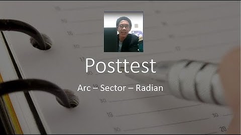 Arc Length - Sector Area - Radian Measurement || POSTTEST || Circles || High Quality Learning Centre