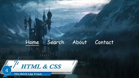 Sử dụng Hover Effect trong liên kết | HTML & CSS