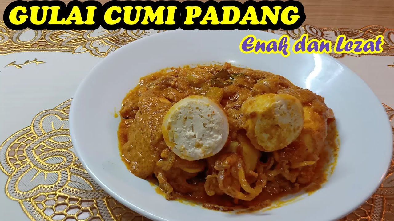 Cara membuat Gulai Cumi Padang | Resep Lengkap Gulai Cumi Padang