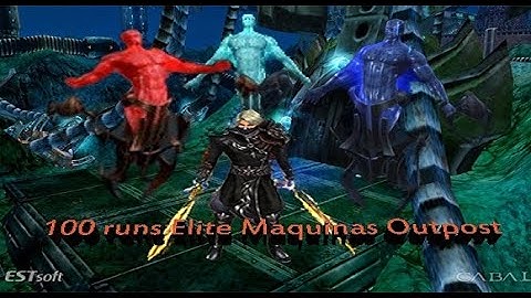 CABAL ONLINE PH - 100 RUNS MAQUINAS OUTPOST(ELITE) LAST BOX DROP COMPILATION