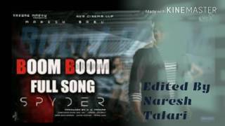Spyder Boom Boom song 1min lyrics video screenshot 5
