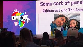 Some sort of panel with Akidearest and The Anime Man