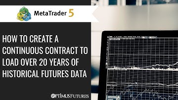 MetaTrader 5 - How to Create a Continuous Contract to load over 20 Years of Historical Futures Data