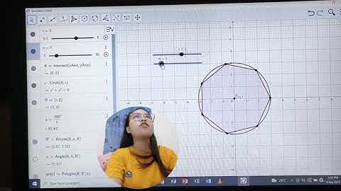 CIRCLE AREA APPROXIMATION-GEOGEBRA