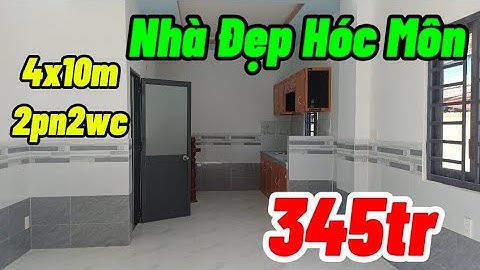 Nhà đẹp Hóc Môn sổ hồng riêng chỉ 345 triệu mới xây xong | Bán nhà Hóc Môn dưới 500 triệu