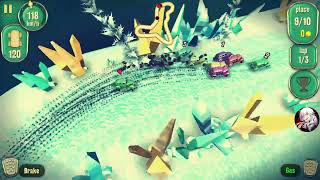 Vertigo Racing - Level #9 : Glacier screenshot 2