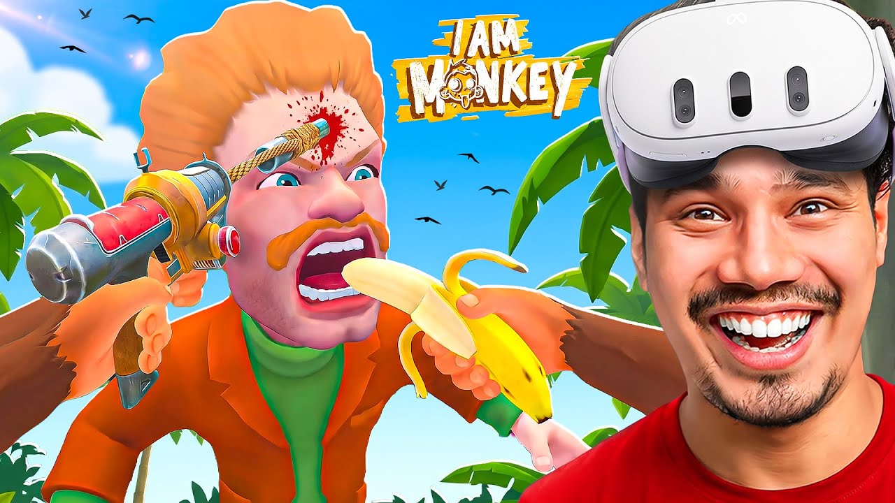 I BECAME AN EVIL MONKEY IN VR 😱😭| Funniest