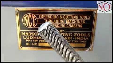 Top Most Viewed 2" to 6" Round Bar Threader Modern manufacturing machine #productionprocess #thread