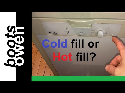 Video: Moet de vaatwasser worden aangesloten op warm of koud water?