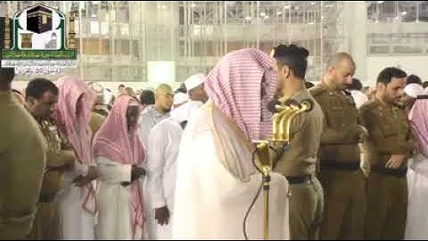 تلاوة فضيلة الشيخ أ.د. #سعود_الشريم من سورة السجدة و الإنسان