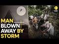 UP Storm: Deadly UP Storm Kills 104, Man Swept Into Air on Camera | WION Originals