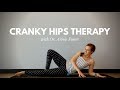 Cranky hips therapy  therapeutic yoga for hips with dr ariele foster