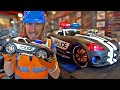 Handyman hal builds custom police car at ridemakerz  rc cars for kids  funs for kids